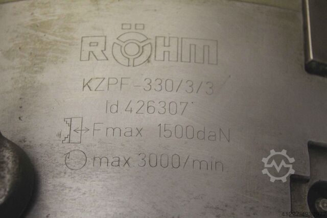 Hydraulic power chucks Röhm KZDF-330/3/3
