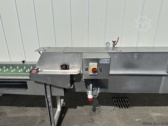 Van Lengerich asparagus washing & cutting machine with double brush VAN-LENGERICH 