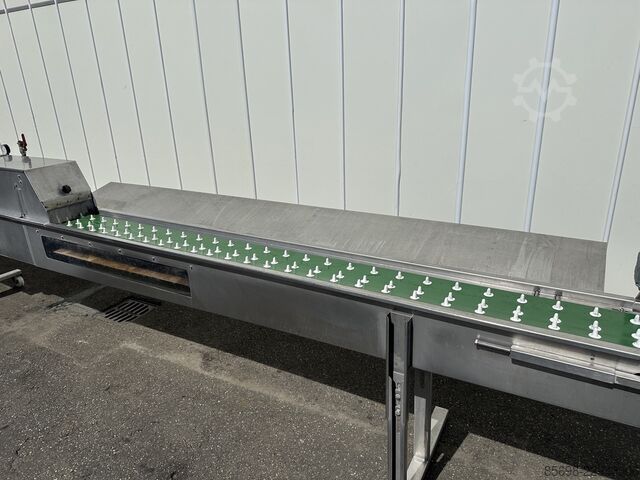 Van Lengerich asparagus washing & cutting machine with double brush VAN-LENGERICH 