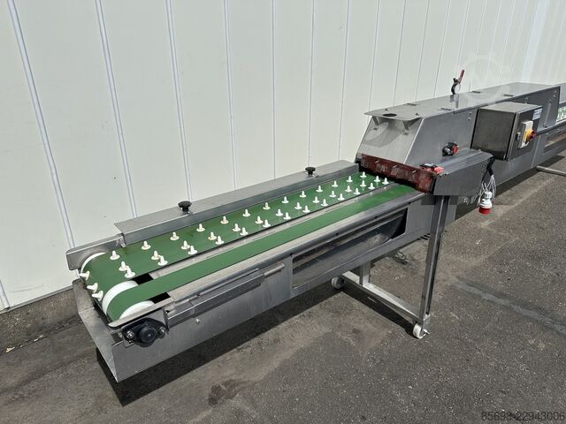 Van Lengerich asparagus washing & cutting machine with double brush VAN-LENGERICH 