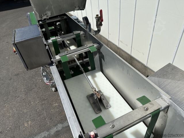 Van Lengerich asparagus washing & cutting machine with double brush VAN-LENGERICH 