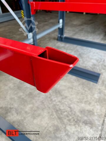 Kragarmregal Schwerlastregal Langgutrega ca. 4 lfm. Kragarmregal H: 400cm ,Fuß +3 650 kg Belastung pro Arm , Langgutregal