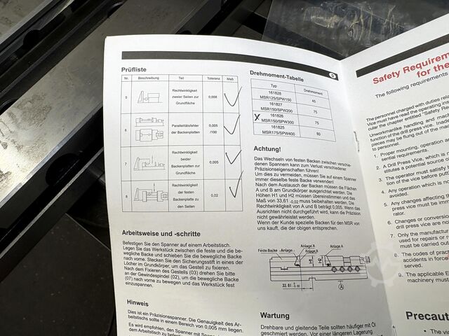 Maschinenschraubstock RÖHM MSR