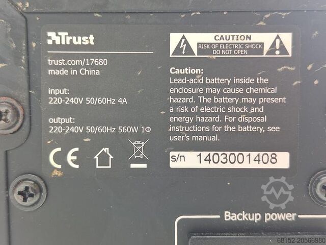 Trust 1000VA USV (unterbrechungsfreie Stromversorgung) Trust 1000VA