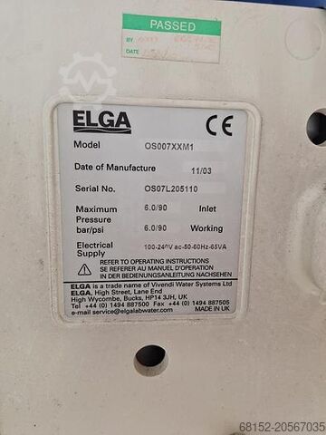 Elga Purelab Option Water Purification System with 40l Tank Elga Purelab Option