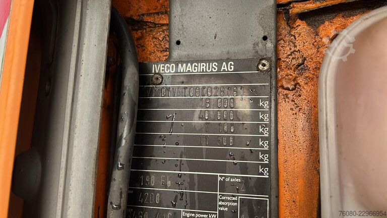 3-way tipper Iveco Eurotrakker 190 E 30 (4X4 / LAMES / GRAND PONT ...