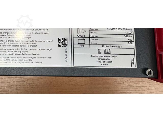 Ameise battery charger Fronius 48V