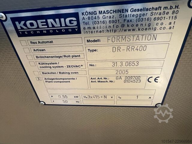 Forming table König DD-RR 400