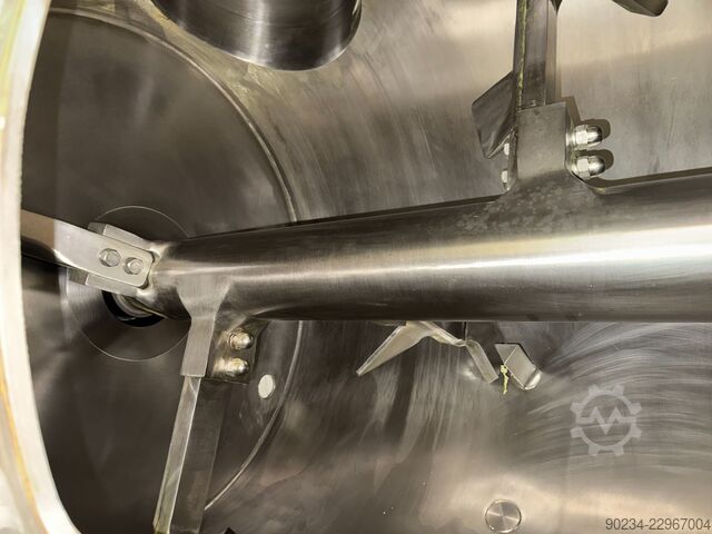 Morton FKM1200-D Stainless Steel Ploughshare Mixer/Dryer MORTON-LODIGE KFM1200-D