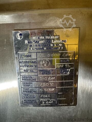REO STAINLESS 1,000 Litre REO STAINLESS 1,000 Litre