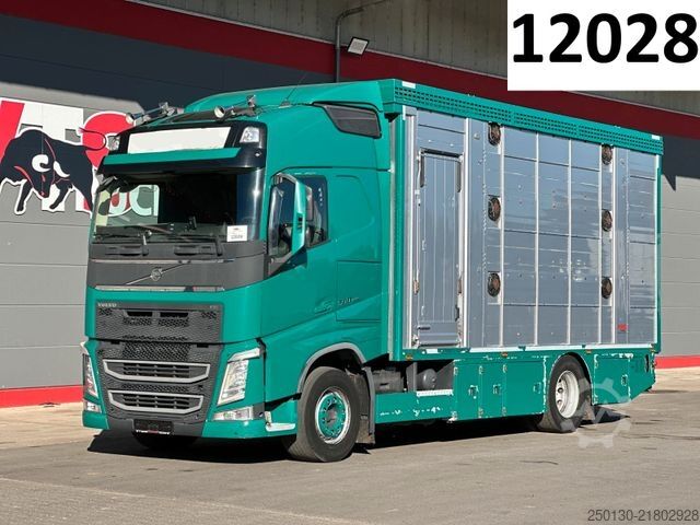 Cattle truck VOLVO FH 500 4x2 LL 3.Stock FINKL / Hubdach / Rampe