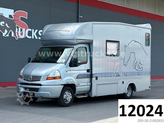 Livestock transporter RENAULT Master Maxi 160CDi BÖCKMANN 3 Pferde Wohnteil
