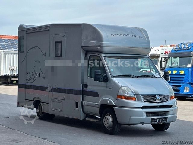 Livestock transporter RENAULT Master Maxi 160CDi BÖCKMANN 3 Pferde Wohnteil