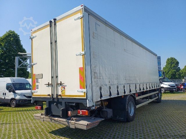 Flatbed truck with tarp IVECO EUROCARGO ML190EL28/P