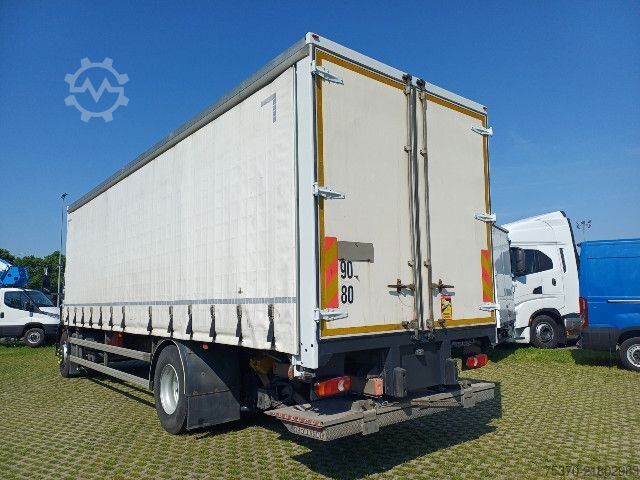 Flatbed truck with tarp IVECO EUROCARGO ML190EL28/P