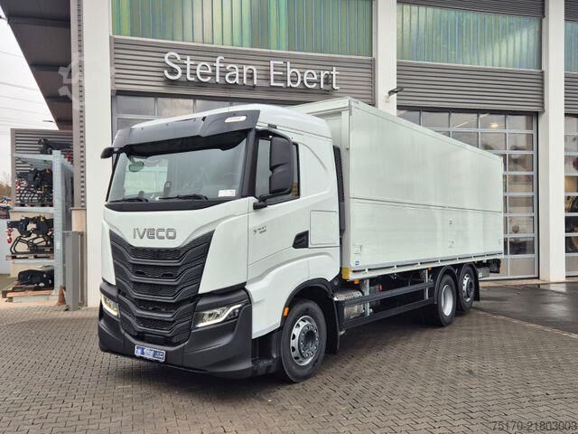 Iveco AS260S50Y/FS 6x2 Böse swing-wall body + tail lift 2 x trailer coupling Iveco AS260S50Y/FS 6x2 Böse Schwenkwand + LBW 2 x AHK