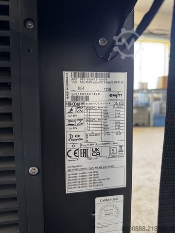 EWM Tetrix XQ 400 Puls AC/DC + wire feeder T EWM Tetrix XQ 400 Puls AC/DC