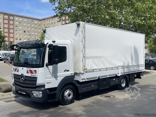 Transporter mit Pritsche & Plane mercedes-benz ATEGO 824 1.HAND*KLIMA*WEBASTO*NAVI*TOP*