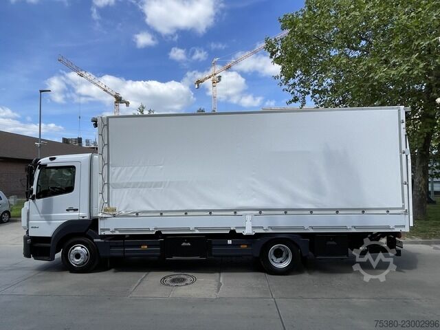 Transporter mit Pritsche & Plane mercedes-benz ATEGO 824 1.HAND*KLIMA*WEBASTO*NAVI*TOP*