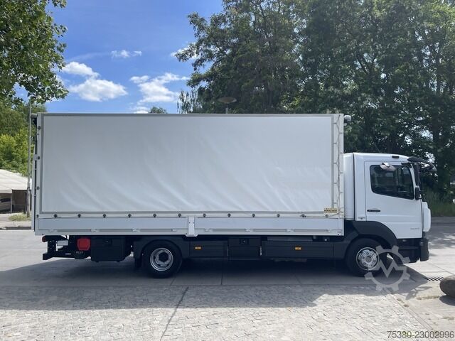 Transporter mit Pritsche & Plane mercedes-benz ATEGO 824 1.HAND*KLIMA*WEBASTO*NAVI*TOP*