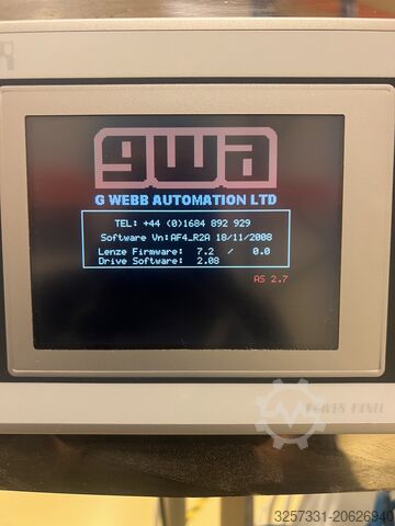 Screw filler G Webb Automation Standing Auger filler