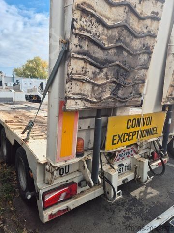 Low loader semitrailer  Nicolas Maxi 2C-4E*4 Achsen*