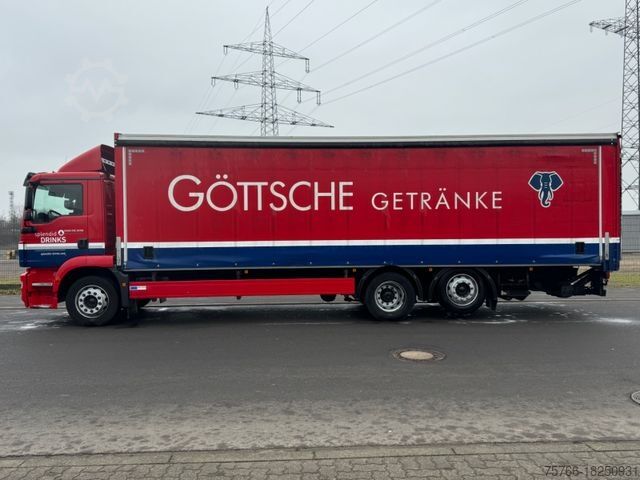 LKW mit Getränkeaufbau MAN TGM 26.320 L / LBW / 2xAHK / LENKACHSE / 22 PAL