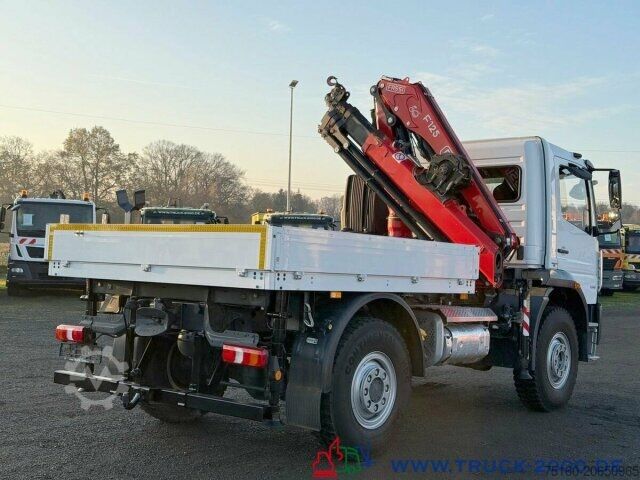 Truck mounted crane Mercedes-Benz Atego 1018 4x4 Montage Dachdecker Kran 20m+Winde
