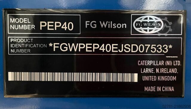 Generator set FG Wilson P110-3 - 110 kVA Open Genset - DPX-16008-O