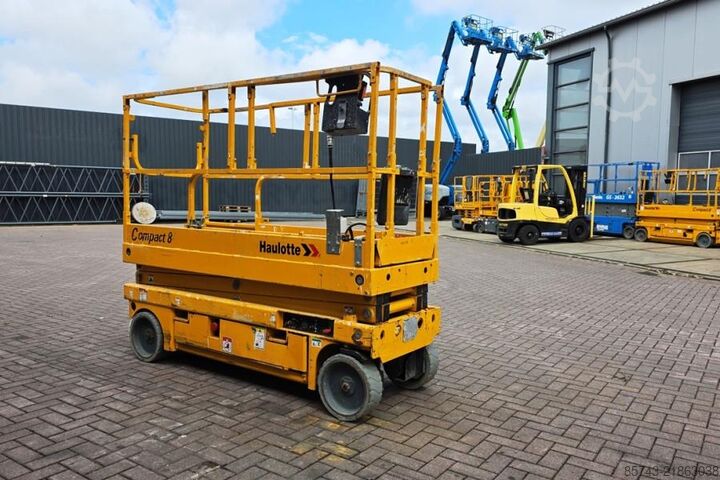 Scissor lift Haulotte Compact 8 Electric, 8.2m Working Height, 350kg Cap