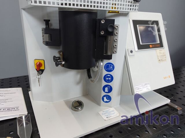 Modell/ Revision 01.00-A/R Göttfert Schmelz-Index-Prüfgerät MI-3 011.01.3