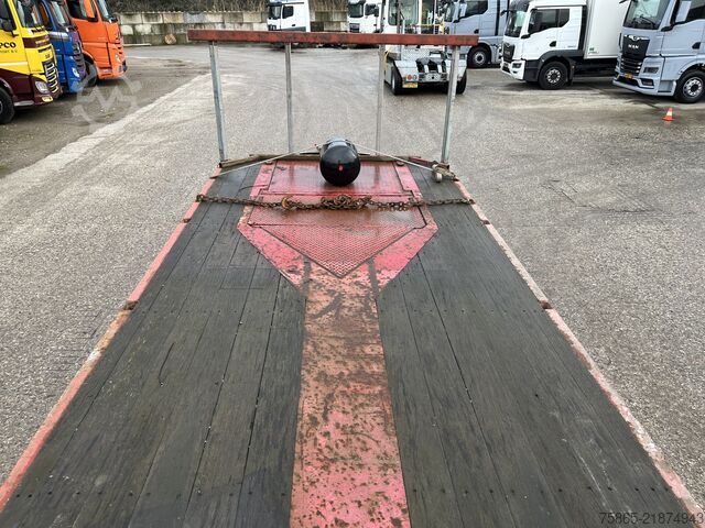 Flatbed Nooteboom OVB-90-05 / 5 axle 12 Ton Hydraulic / BPW Drum ...