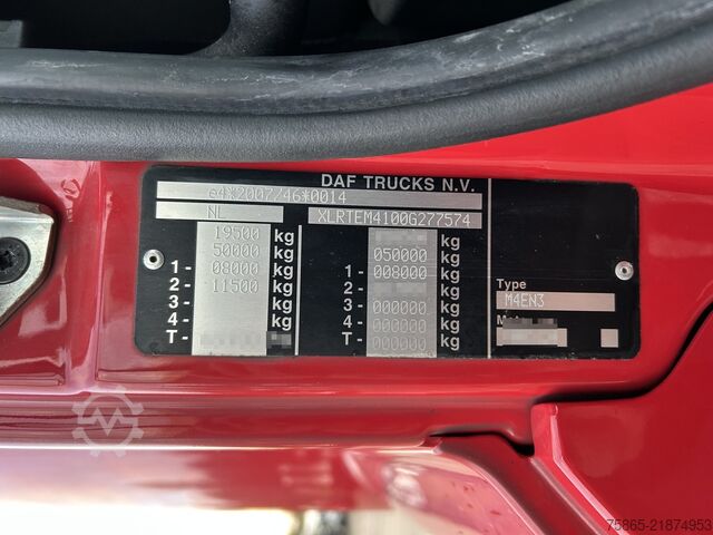 Standard tractor DAF CF 410 FT Space Cab / 818 dkm / Euro 6 D / NL T...