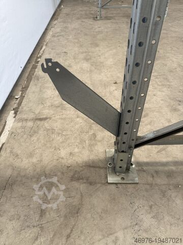 Hochregallager Palettenregal Konsole Halter f. Rückwandgitter Diagonallänge: ca. 405 mm