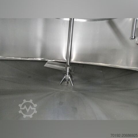 60000 Liter isolierter Rührwerkstank aus V2A mit Balkenrührwerk K0144