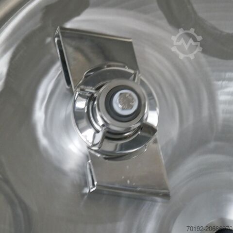 620-liter mobile, heatable/coolable pharmaceutical pressure vessel made of V4A stainless steel, with Hinke 9884