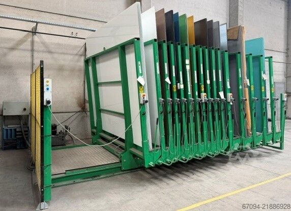Glass storing system Glasmek DLF 3250x2550mm