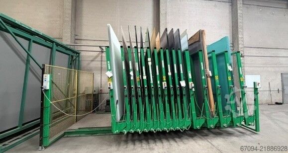 Glass storing system Glasmek DLF 3250x2550mm