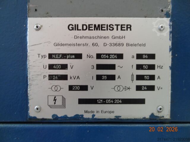 Cycle-controlled lathe Gildemeister NEF 520