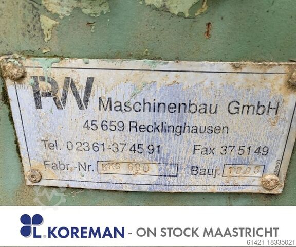 Screening machine RN Maschinenbau 23/55-3
