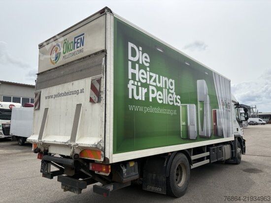 Box truck IVECO STRALIS AD,KOFFER MIT SCHIEBETüR, LBW AUTOMATIK, E5