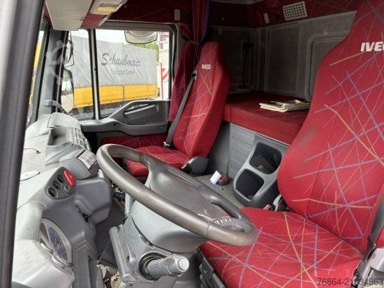 Box truck IVECO STRALIS AD,KOFFER MIT SCHIEBETüR, LBW AUTOMATIK, E5