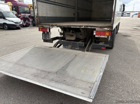 Box truck IVECO STRALIS AD,KOFFER MIT SCHIEBETüR, LBW AUTOMATIK, E5