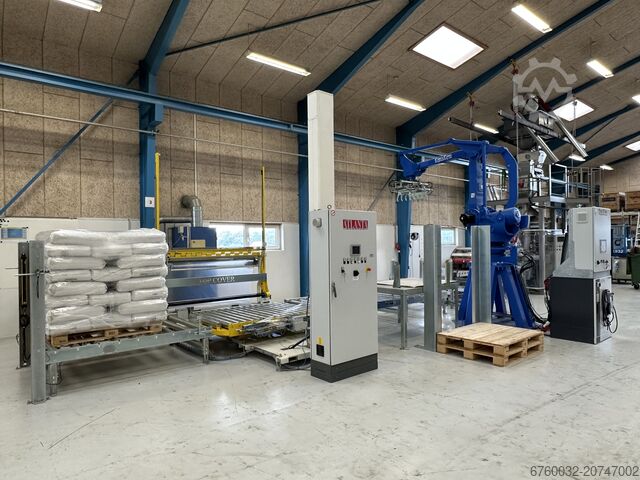 Effiziente Verpackungslinie PanPac Engineering a/s Packing line for granules or pellets