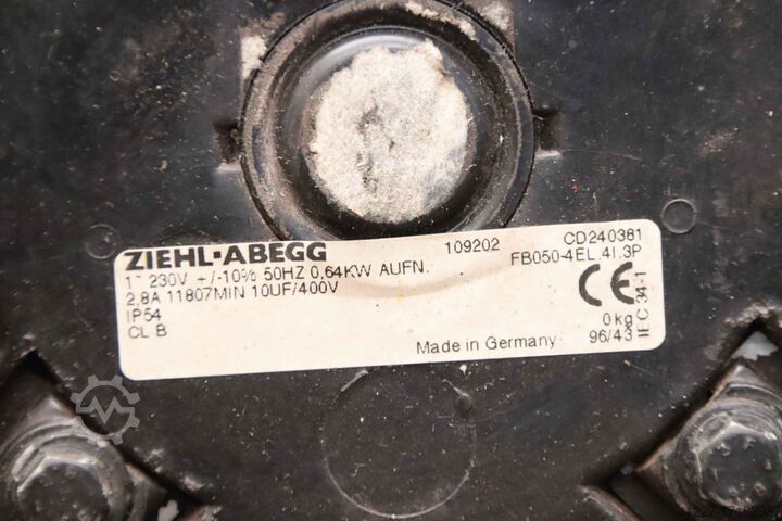 Axial fan 0.64 kW Ziehl-Abegg FB050-4EL.41.3P Ø 500 mm