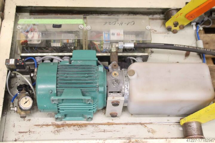 Scherenhubtisch mit Rollenbahn unbekannt Traglast 1000 kg 2400 x 760 mm