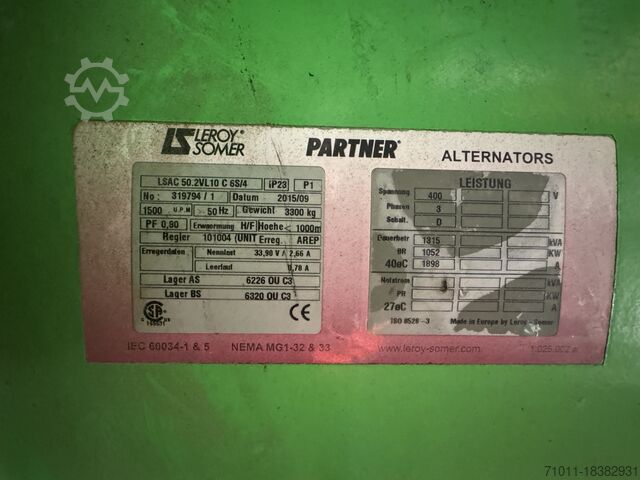 Biogas-Stromaggregat GE Jenbacher JNS 412GS-B.NL