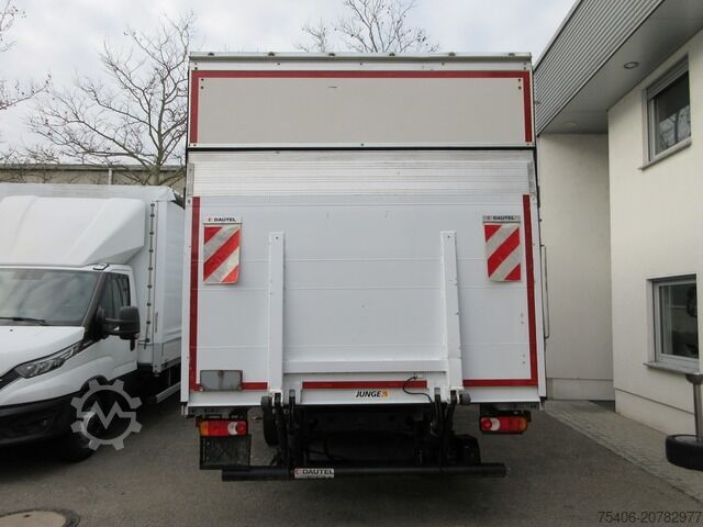 Transporter mit Pritsche & Plane iveco Eurocargo 75-210 LBW Automatik Kima Pr. 7,26 m