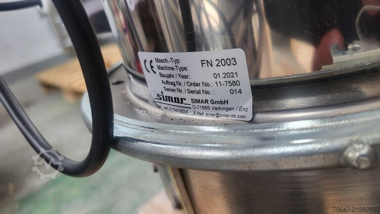 Materialfördergerät mit Farbdosierer Simar FN 2003 und FDX-2