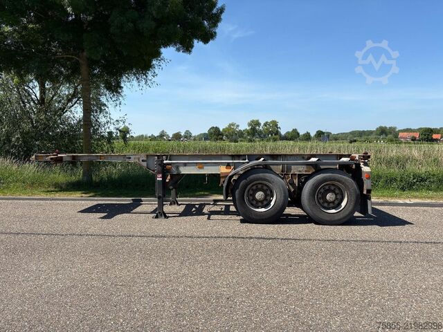 Containertransport Netam-Fruehauf OCCR 30-218 20 FT Chassis / FULL STEEL / BLATTF...